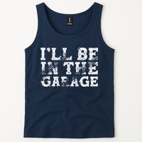 ILl Be In The Garage Auto Mechanic Project Car Builder Tank Top