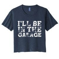 ILl Be In The Garage Auto Mechanic Project Car Builder Crop Top