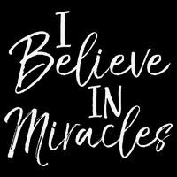 I Believe In Miracles Vintage Cool Bold Christian Backpack