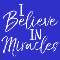 I Believe In Miracles Vintage Cool Bold Christian Button