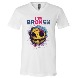 Im Broken V-Neck T-Shirt