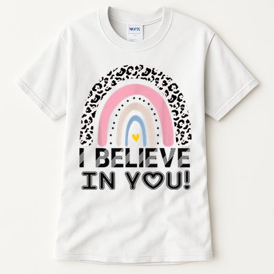 I Believe In You Cheetah Rainbow Cute Gift Tall T-Shirt