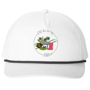 ILl Be In My Office Garden Gardening And Planting Lovers Snapback Five-Panel Rope Hat