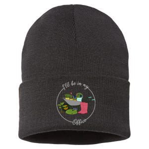 ILl Be In My Office Garden Gardening And Planting Lovers Sustainable Knit Beanie