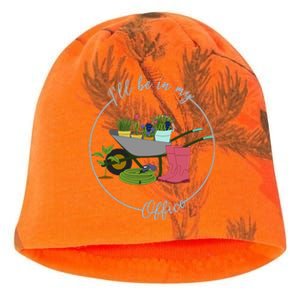 ILl Be In My Office Garden Gardening And Planting Lovers Kati - Camo Knit Beanie