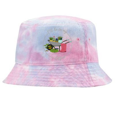 ILl Be In My Office Garden Gardening And Planting Lovers Tie-Dyed Bucket Hat