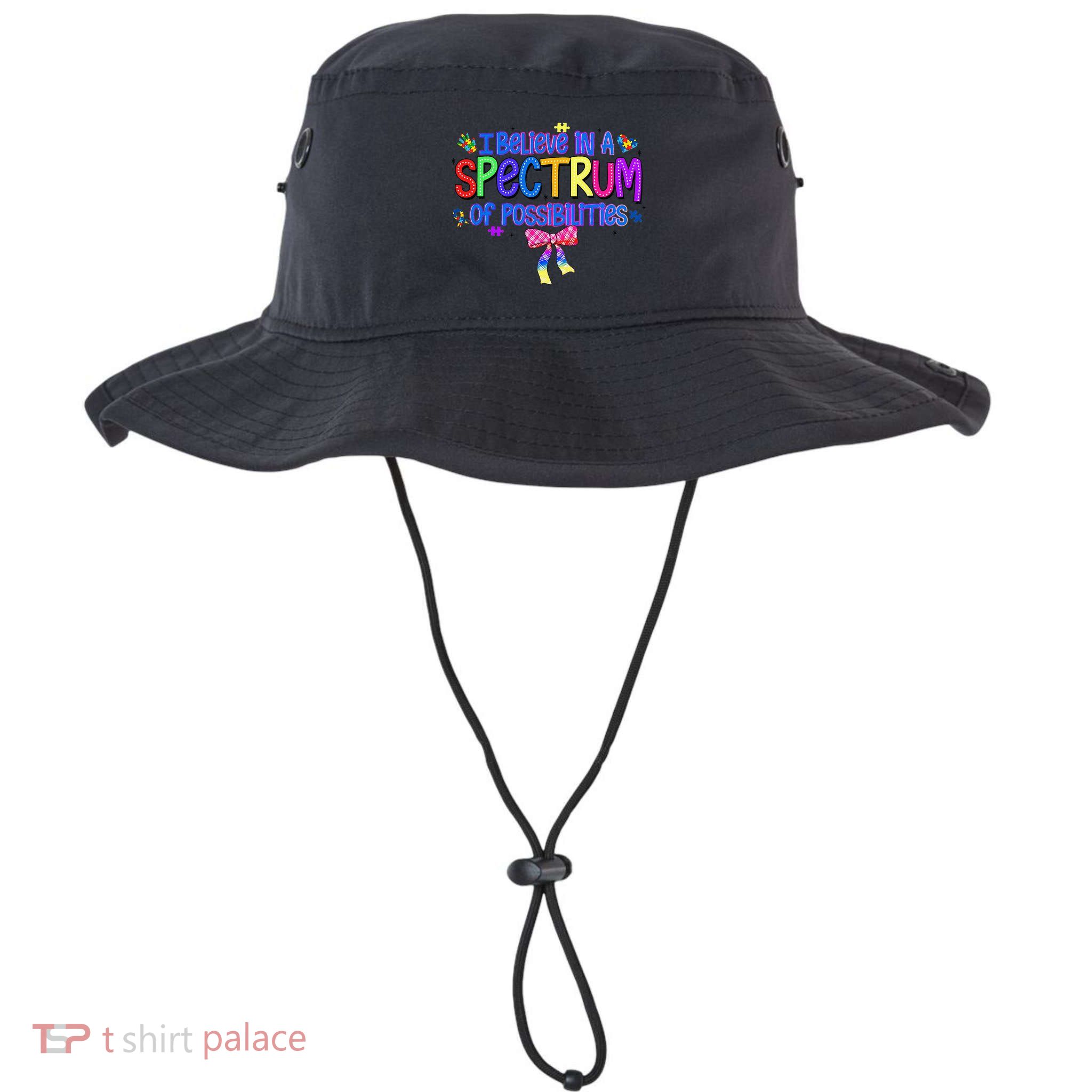 I Believe In A Spectrum Of Possibilities Autism Awareness Legacy Cool Fit Booney Bucket Hat