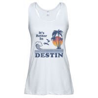 ItS Better In Destin Florida Beach Ladies Essential Flowy Tank