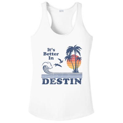 ItS Better In Destin Florida Beach Ladies PosiCharge Competitor Racerback Tank