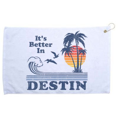 ItS Better In Destin Florida Beach Grommeted Golf Towel