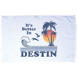 ItS Better In Destin Florida Beach Microfiber Hand Towel