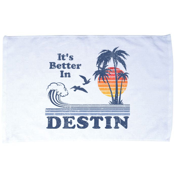 ItS Better In Destin Florida Beach Microfiber Hand Towel