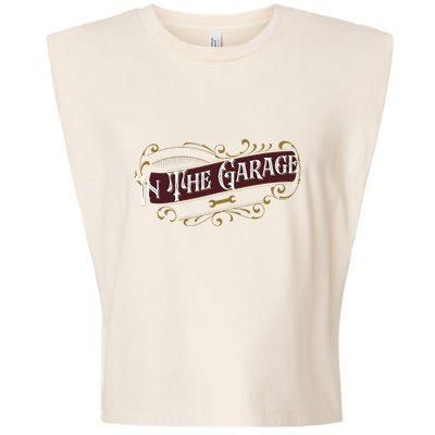 ILl Be In The Garage Garment-Dyed Women's Muscle Tee