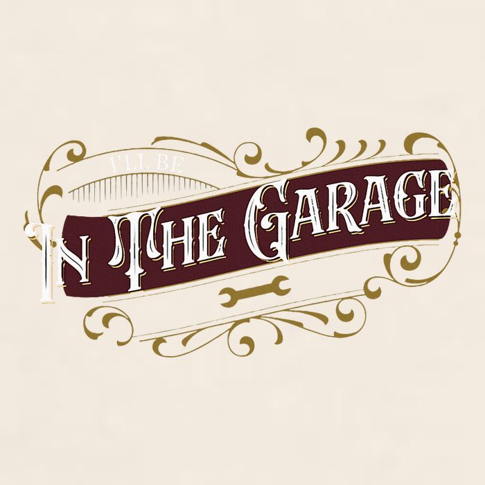 ILl Be In The Garage Garment-Dyed Women's Muscle Tee