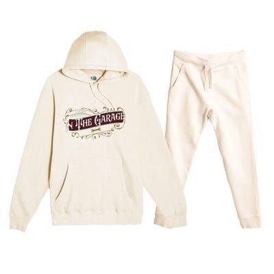 ILl Be In The Garage Premium Hooded Sweatsuit Set