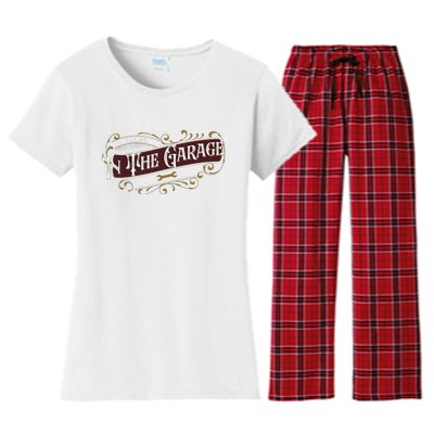 ILl Be In The Garage Women's Flannel Pajama Set