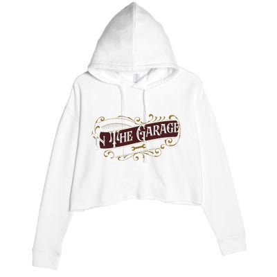 ILl Be In The Garage Crop Fleece Hoodie
