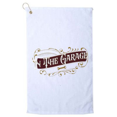 ILl Be In The Garage Golf Towel