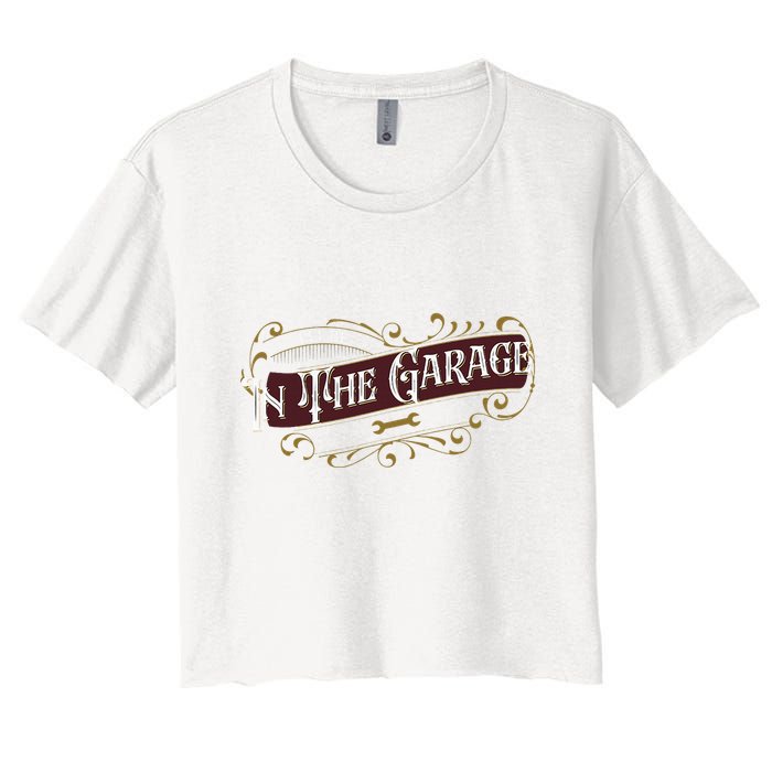 ILl Be In The Garage Crop Top