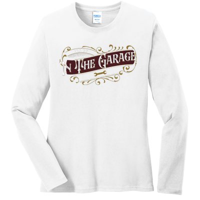 ILl Be In The Garage Ladies Long Sleeve Shirt