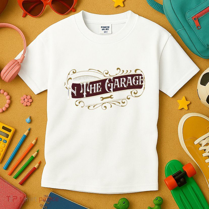 ILl Be In The Garage Kids T-Shirt