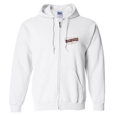 ILl Be In The Garage Full Zip Hoodie