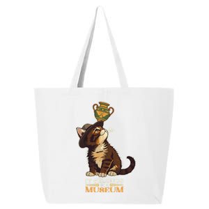 It Belongs In A Museum Archeology Archeologist Cat Kitty 25L Jumbo Tote