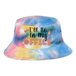 Ill Be In My Office Scrapbooking Scrapbooker Scrapbook Gift Tie Dye Newport Bucket Hat