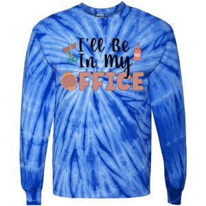 Ill Be In My Office Scrapbooking Scrapbooker Scrapbook Gift Tie-Dye Long Sleeve Shirt