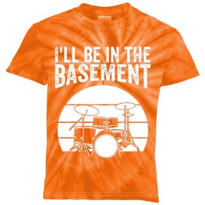 ILl Be In The Basement Kids Tie-Dye T-Shirt