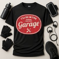 Ill Be In The Garage Cooling Performance Crew T-Shirt