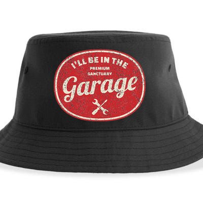 Ill Be In The Garage Sustainable Bucket Hat
