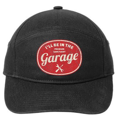 Ill Be In The Garage 7-Panel Snapback Hat