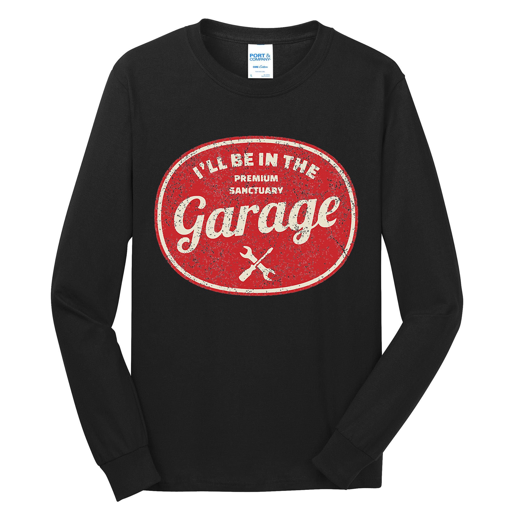 Ill Be In The Garage Tall Long Sleeve T-Shirt