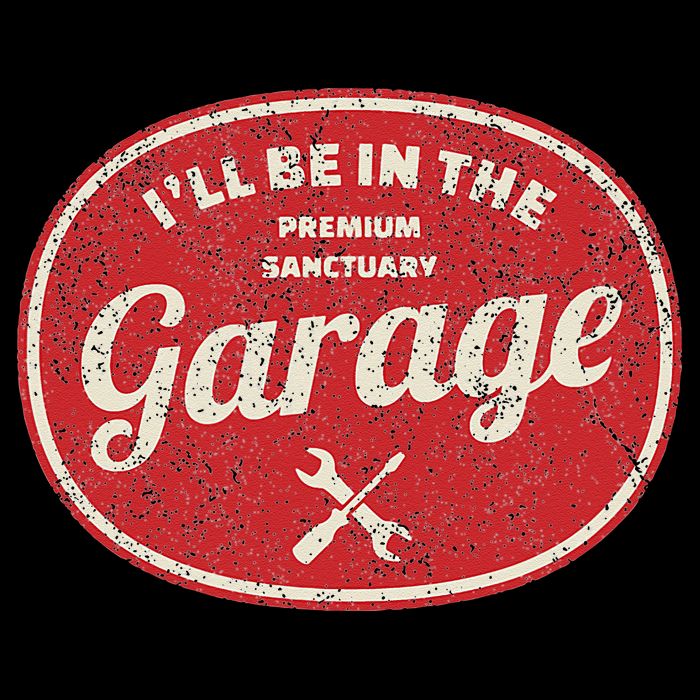 Ill Be In The Garage Magnet