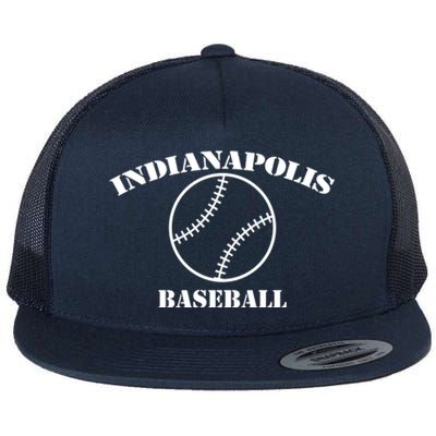 Indianapolis Baseball Indiana Cute Gift Flat Bill Trucker Hat