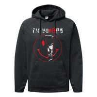 IM Broken Invisible Illness IM OK Broken Performance Fleece Hoodie