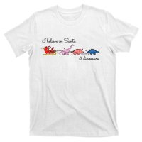 I Believe In Santa And Dinosaurs T-Shirt