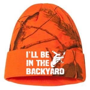 Ill Be In The Backyard Bourbon And Stogie Kati Licensed 12" Camo Beanie