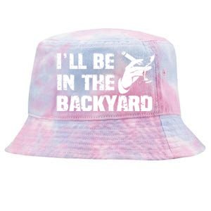 Ill Be In The Backyard Bourbon And Stogie Tie-Dyed Bucket Hat