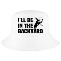 Ill Be In The Backyard Bourbon And Stogie Cool Comfort Performance Bucket Hat