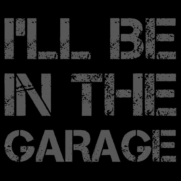 I'll Be in The Garage Mechanic Dad Joke Handyman Grandpa Fun Drawstring Bag