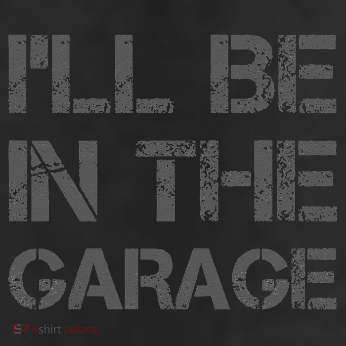 I'll Be in The Garage Mechanic Dad Joke Handyman Grandpa Fun 25L Jumbo Tote