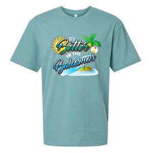 Its Better In The Bahamas Cute Bahamian Island Gift Sueded Cloud Jersey T-Shirt