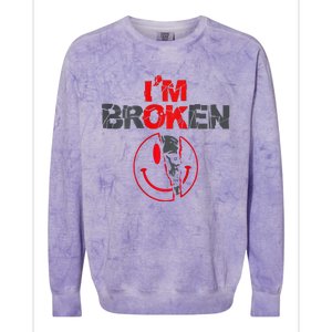 Im Broken Colorblast Crewneck Sweatshirt