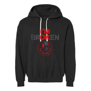 Im Broken Garment-Dyed Fleece Hoodie