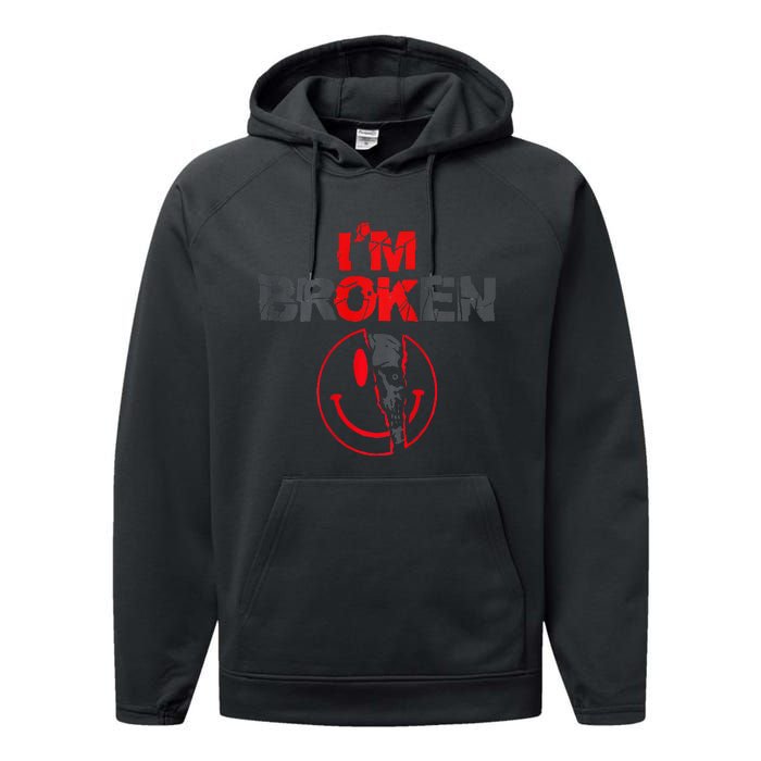 Im Broken Performance Fleece Hoodie