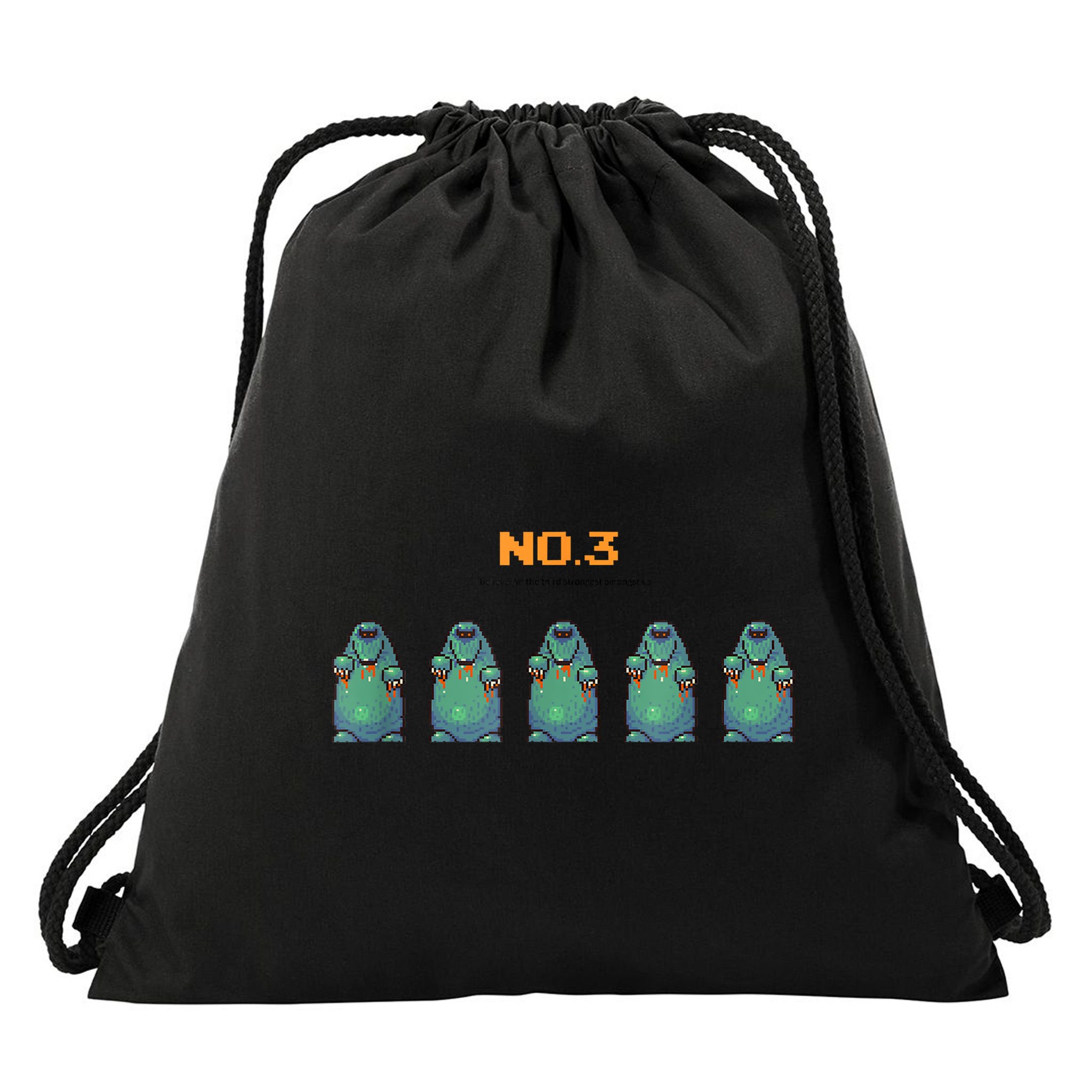 I Believe I'm The Third Strongest Amongst Us Drawstring Bag