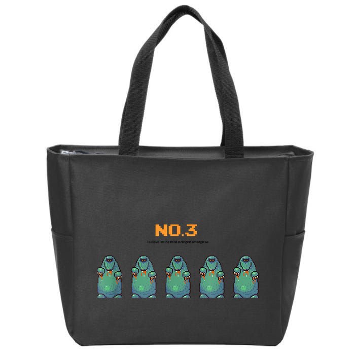 I Believe I'm The Third Strongest Amongst Us Zip Tote Bag