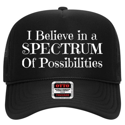 I Believe In A Spectrum Of Possibilities Autism Awareness Trucker Hat